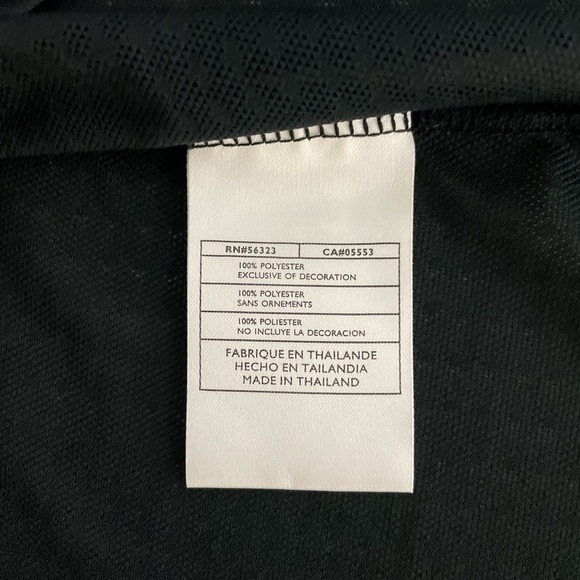 Nike Golf Women’s FITDRY Short Sleeve Shirt Quarter Zip Size L Black Mesh NWT - Picture 6 of 8